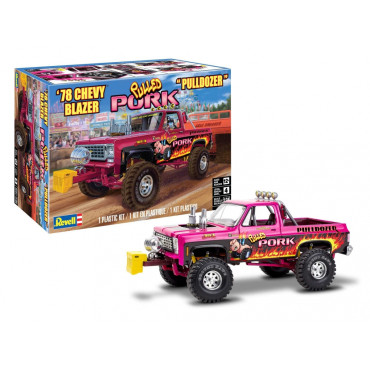 KIT PARA MONTAR REVELL CHEVY BLAZER "PULLDOZER" 1978 1/24 122 PEÇAS REV 85-4532 14532
